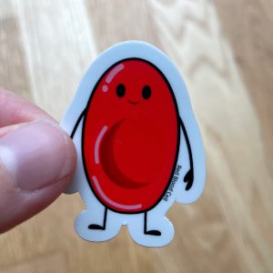 Red blood cell erythrocyte defective sticker